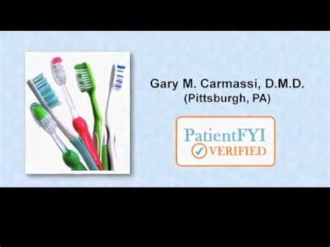 Best Dentists In PITTSBURGH PA PatientFYI Verified Gary M Carmassi