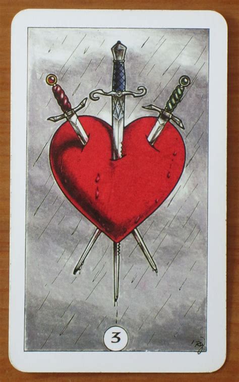 Three Of Swords 2 Swords Tarot Tarot Cards Art Tarot Tattoo