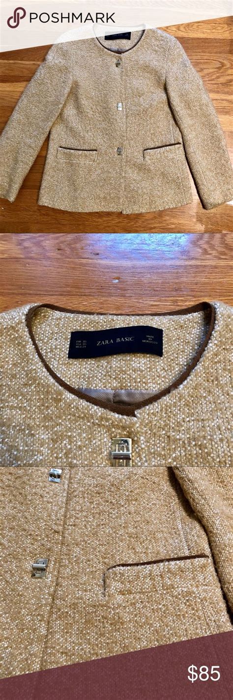 Nwot Zara Boucle Jacket