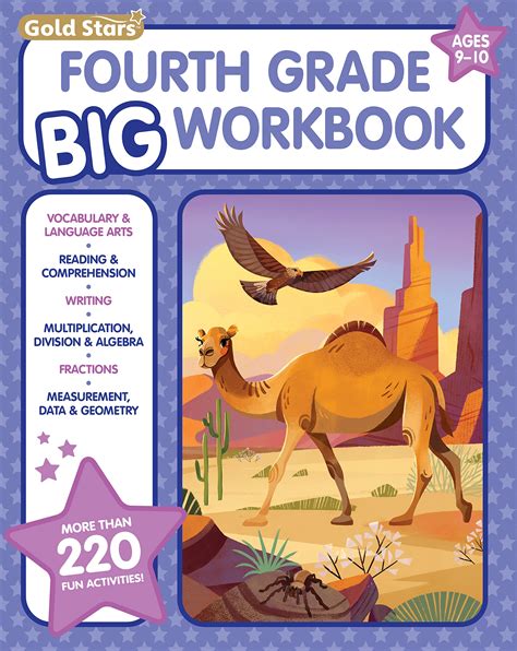 4th Grade Big Workbook All Subjects For Kids 9 10 Includes 220