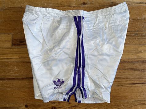 Rare Adidas Nylon Shorts Vintage S D Large Sprinter Shiny Satin