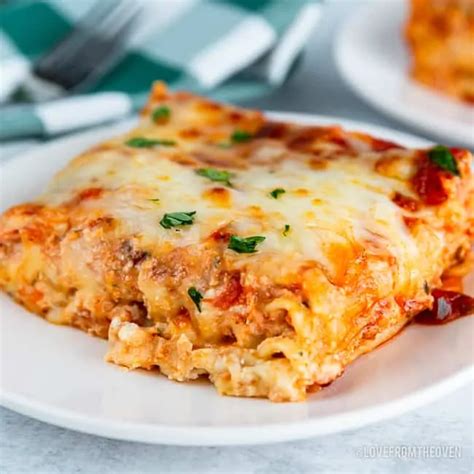 Easy Cheese Lasagna Recipe • Love From The Oven