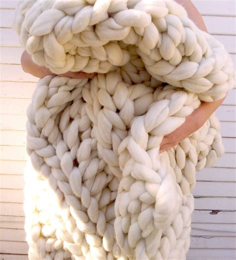 How To Knit Giant Corded Blanket