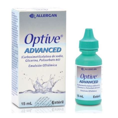 Optive Advanced Lubricant Eye Drops Triple Action Relief Drop 15ml Exp072021 Shopee