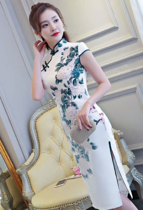 Cheongsams Qipao Chinese Dress Modern Mandarin Collar Dress