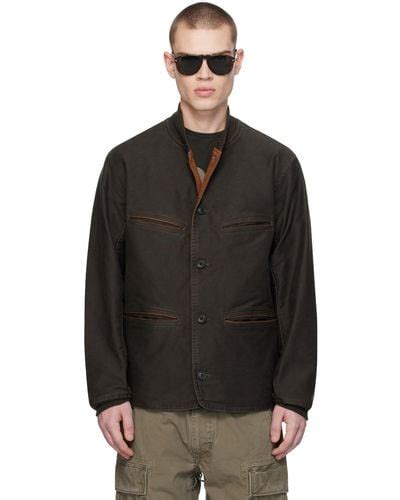 Black Rrl Jackets For Men Lyst