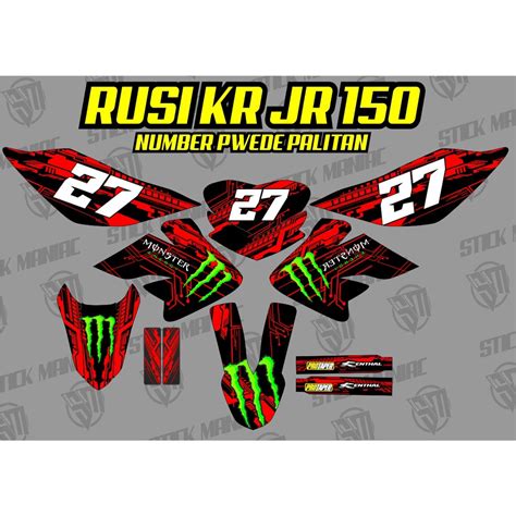 Rusi Kr Jr Full Body Decals Shopee Philippines