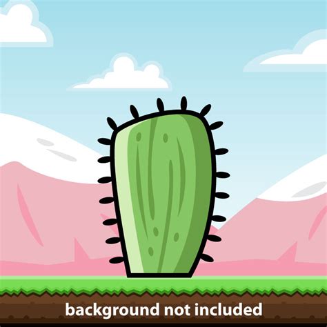 Single Cactus Game Ornament | OpenGameArt.org