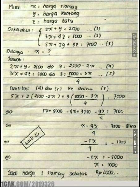 Rumus Rumus Matematika Sd Kelas Sinau