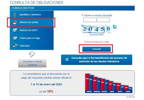 Impuesto Predial Consulta Facturas