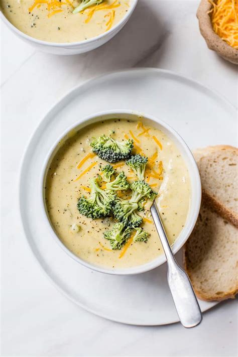 Broccoli Cheese Soup Brown Eyed Baker