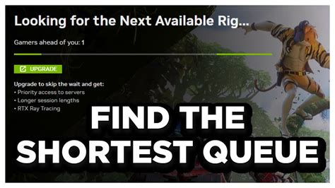 How To Find The SHORTEST Queue In GeForce NOW YouTube