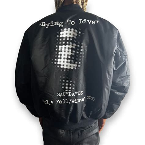 Dying To Live Bomber Jacket Lilbastardboy