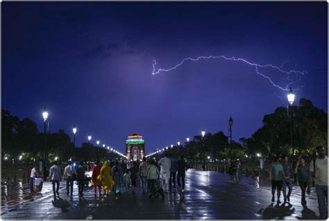 Rain Lashes Parts Of Delhi Ncr Brings Some Relief From Scorching Heat