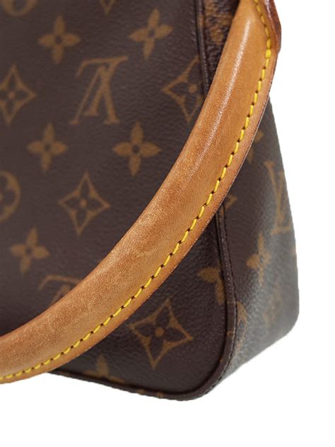 【louis Vuitton】ルイヴィトン『モノグラム ミニ ルーピング』m51147 レディース セミショルダーバッグ 1週間保証【中古