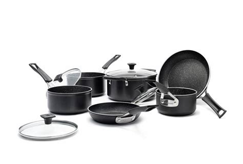 RICARDO The Rock 10 Piece Non Stick Aluminum Forged Cookware Set