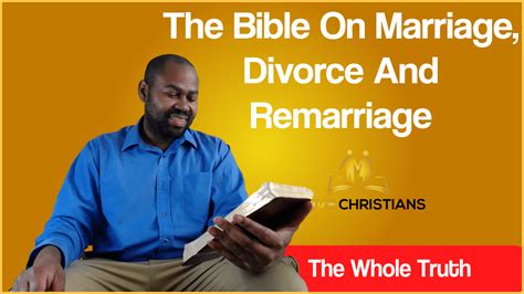 Bible Verses About Divorce And Remarriage And The Exception Clause