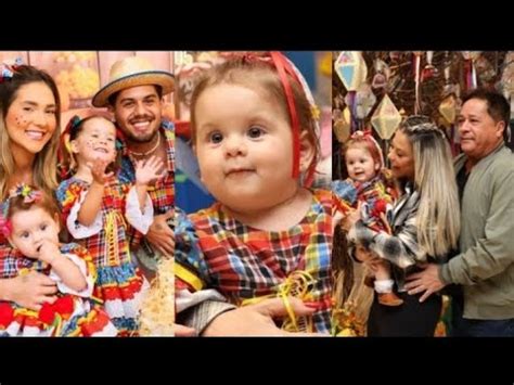 ARRAIA DA FLOR VIRGÍNIA E ZÉ FELIPE CELEBRAM O MESVERSÁRIO DA FILHA