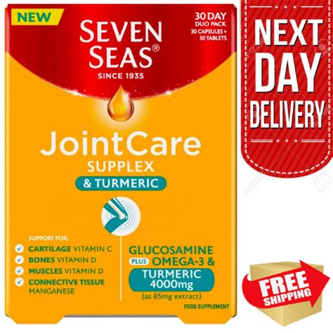 Seven Seas Joint Care Supplex And Turmeric With Glucosamine Omega 3 60