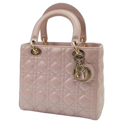 Lady Dior Sac Christian Dior Rose Ref Joli Closet