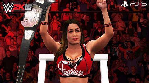 WWE 2K16 PS5 Nikki Bella Vs Brie Bella Alicia Fox Divas