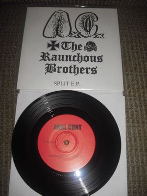 Popsike ANAL CUNT RAUNCHOUS BROTHERS SPLIT EP NEW VAGINAL JESUS MUDOVEN SETH PUTNAM RARE