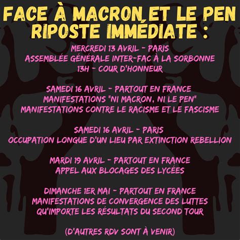 Peuple Révolté on Twitter THREAD Face à Macron et LePen riposte