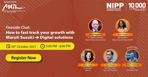 Nasscom Startups On Linkedin 10000startups Webinar Firesidechat Digitalsolutions…