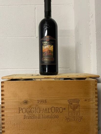 1995 Banfi Poggio AllOro Brunello Di Montalcino Riserva 6