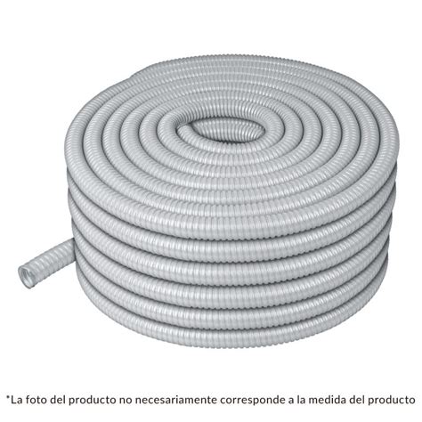 Tubo Flexible Recubierto De Pvc Rollo M Volteck Cod