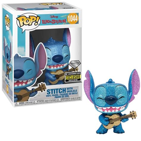 Funko Pop Stitch With Ukulele Diamond Ee Exclusive Lilo E Stitch