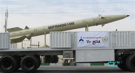 Fateh-110 Fateh Fatah A-110 short range ground-to-air ballistic missile technical data sheet ...