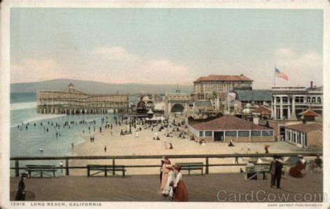 View of Long Beach from the Boardwalk California