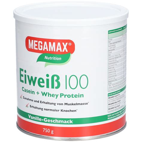 Megamax Nutrition Eiwei Vanille Geschmack G Shop Apotheke At