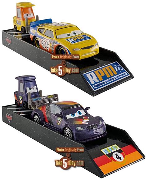 Mattel Disney Pixar CARS: More Pit Crew Launchers | Take Five a Day