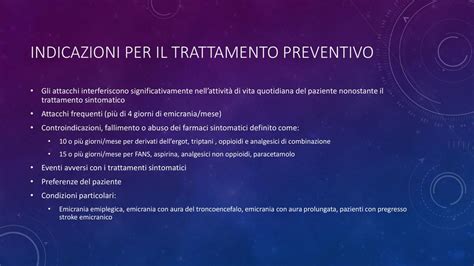 Trattamento Dellemicrania Linee Guida Di Profilassi Farmacologica