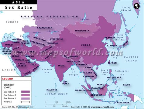 What Is The Male To Female Ratio In Asia