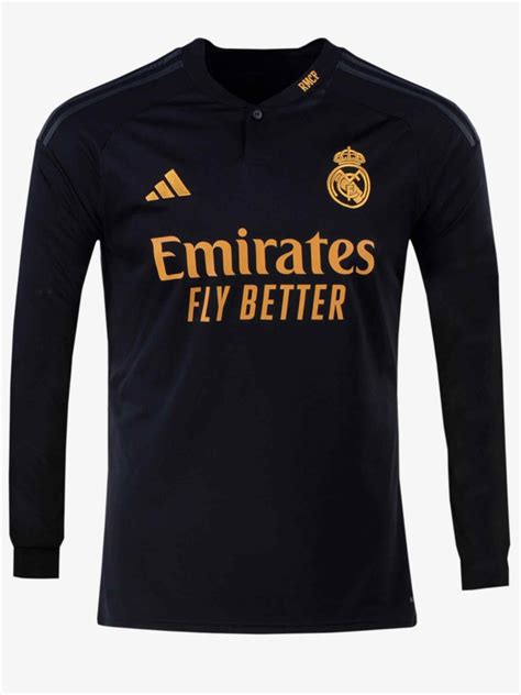 Real Madrid Third Jersey Season Long Sleeves Premium