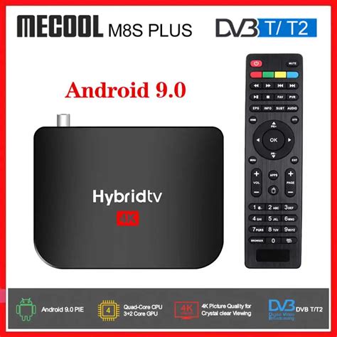 Mecool Dispositivo De Tv Inteligente M S Plus T Decodificador H Brido