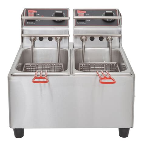 Cecilware EL2X6 Stainless Steel Electric Commerical Countertop Deep