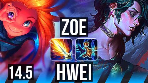 Zoe Vs Hwei Mid Solo Kills Games Dominating Na Master