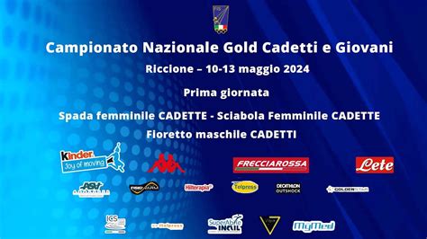 Campionato Nazionale Gold Cadetti E Giovani Prima Giornata Youtube