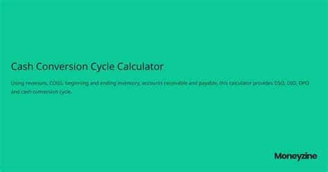 Cash Conversion Cycle Calculator