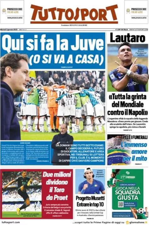 Rassegna Stampa Le Prime Pagine Dei Giornali