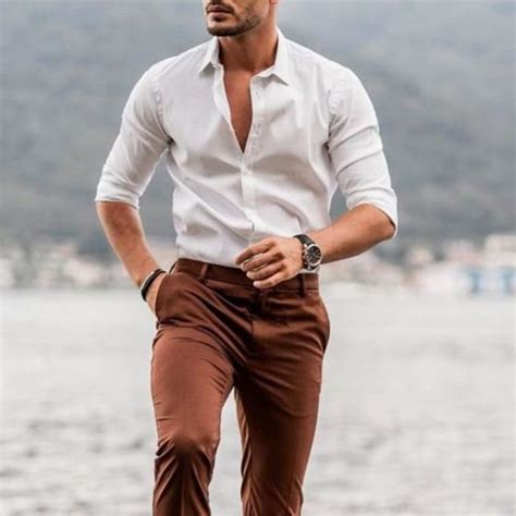 Men Terracotta Pants Etsy