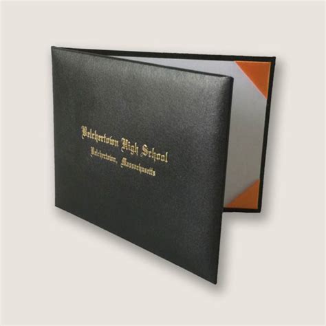 Custom Printed Padded Certificate Holders Certificate Holders Usa