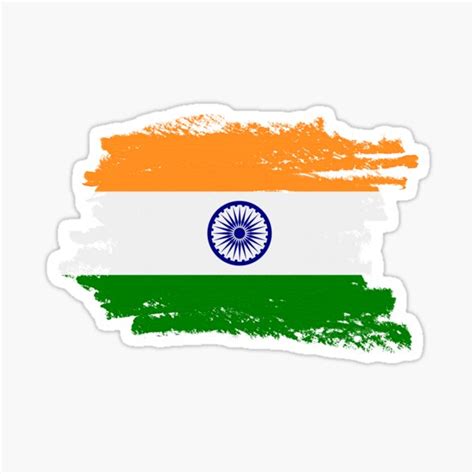 "Indian flag" Sticker for Sale by Wingshub | Redbubble