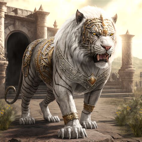 Armored White Tiger By Silvahni Cadence On Deviantart