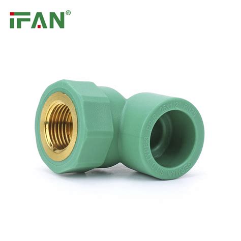 Ifan Factory PPR Tube Female Thread Coupling Plastic Elbow Fitting