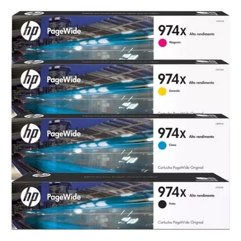 Cartucho Hp 974x Negro 974x Colores Hp 452 477 Combo